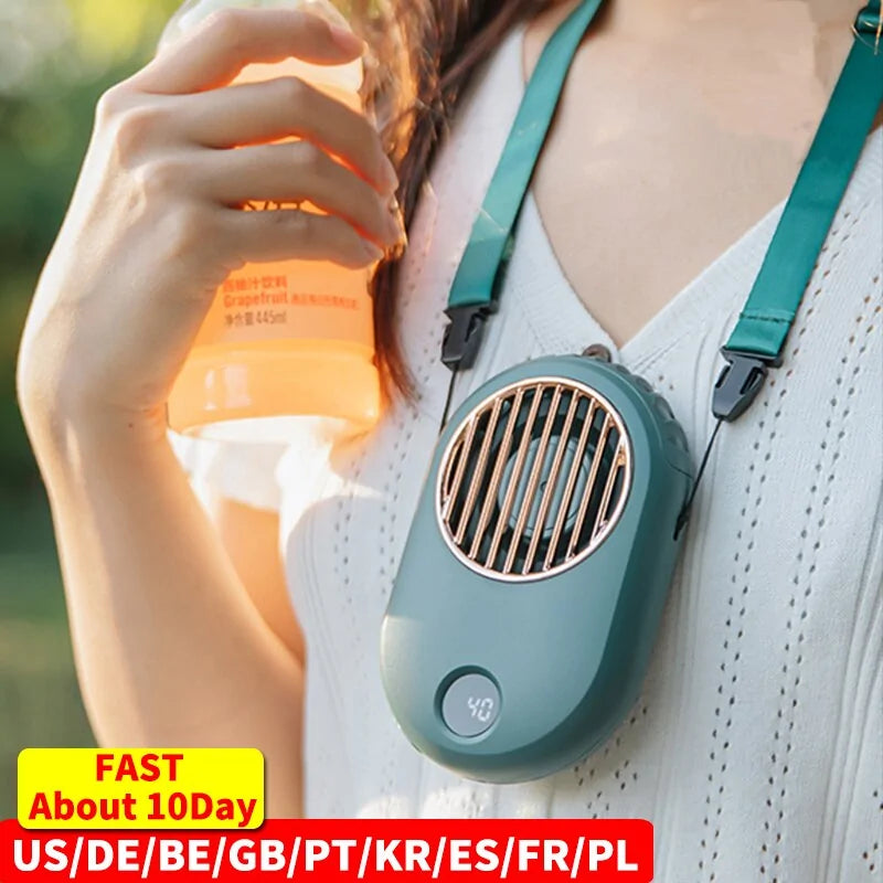 Portable strap on Fan